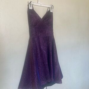 Sparkling Purple Dress